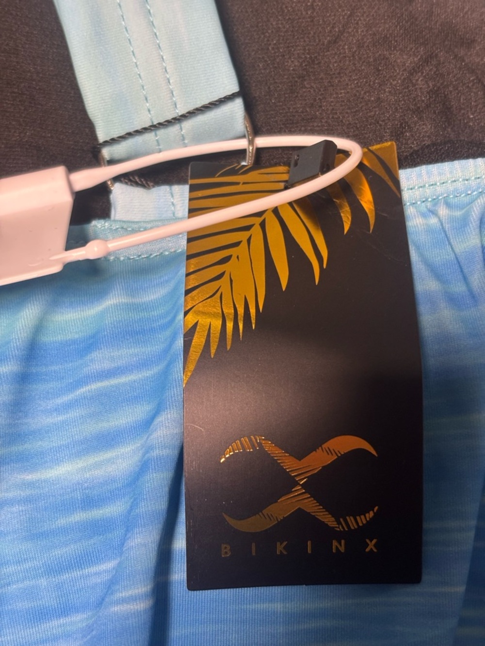 Blue Ombre Tankini Swim Top and Black Bottoms - Unbranded - Picture 5 of 7